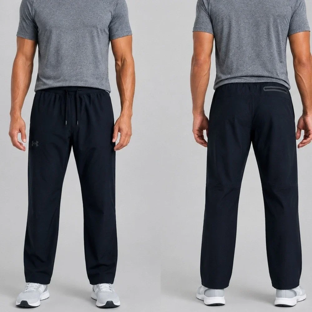Under Armour Elite Straight Leg Pants Mens Large Black UA Storm Water Resistant